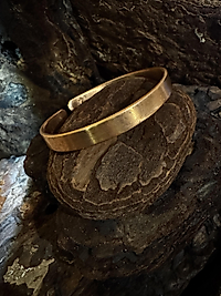 Handgemachter Kupfer-Armreif matt – Schlichte Armspange aus massivem Kupfer | Minimalistischer Boho Schmuck